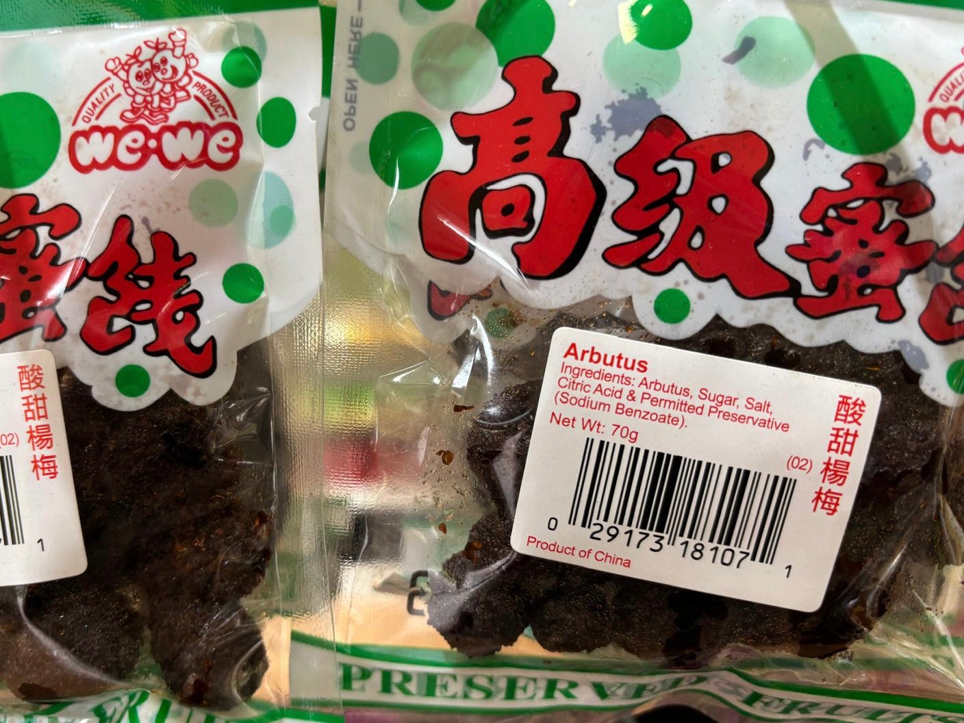 Preserved/Dried Fruits