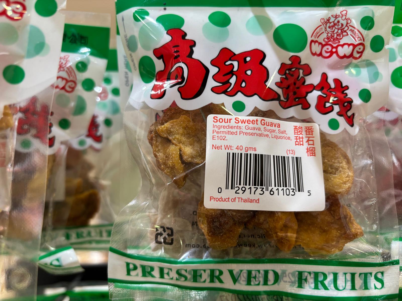 Preserved/Dried Fruits