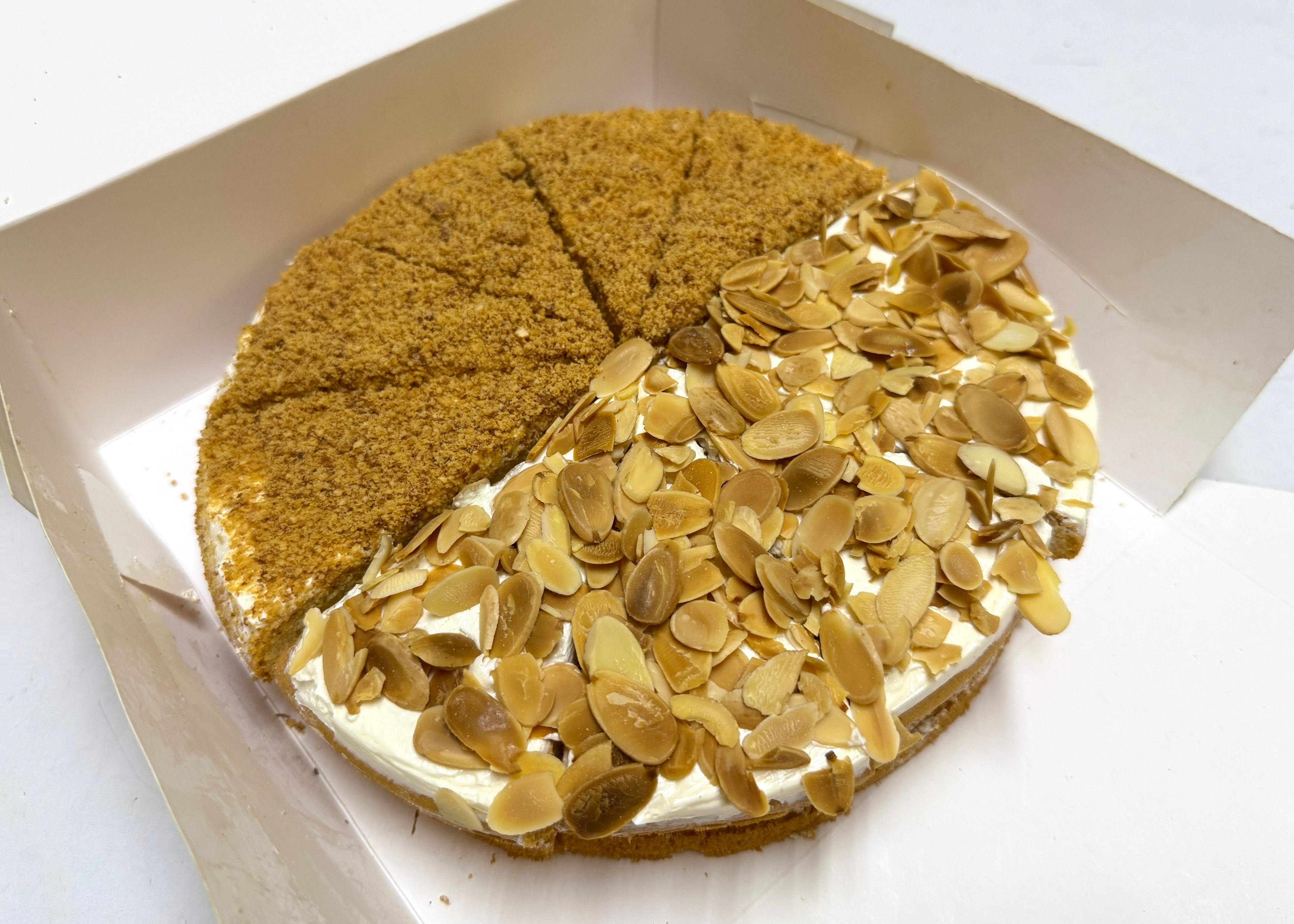 Peanut-Almond Buttercream Sponge Cake (8 inch)