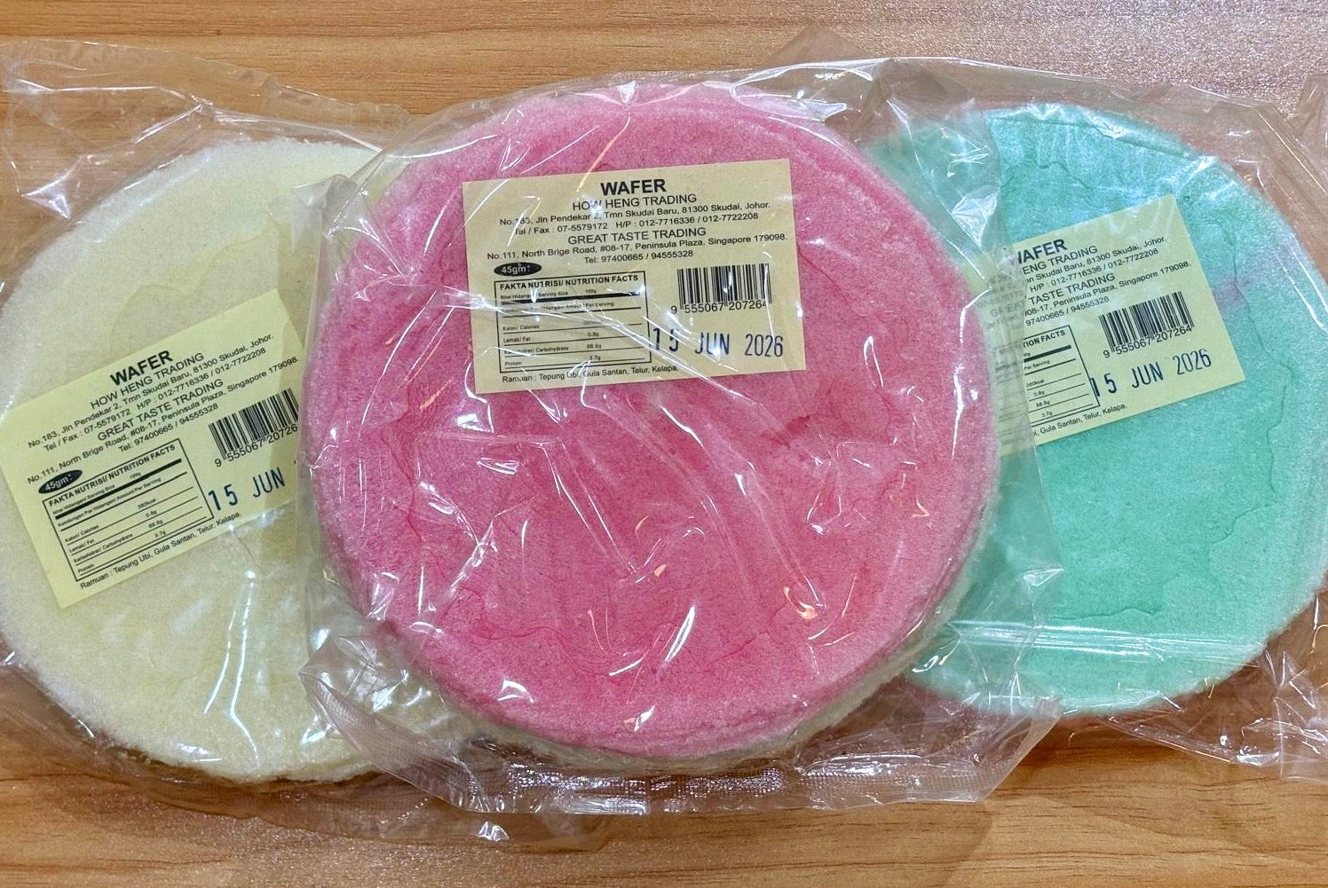 Melt-in-mouth Rainbow Wafer