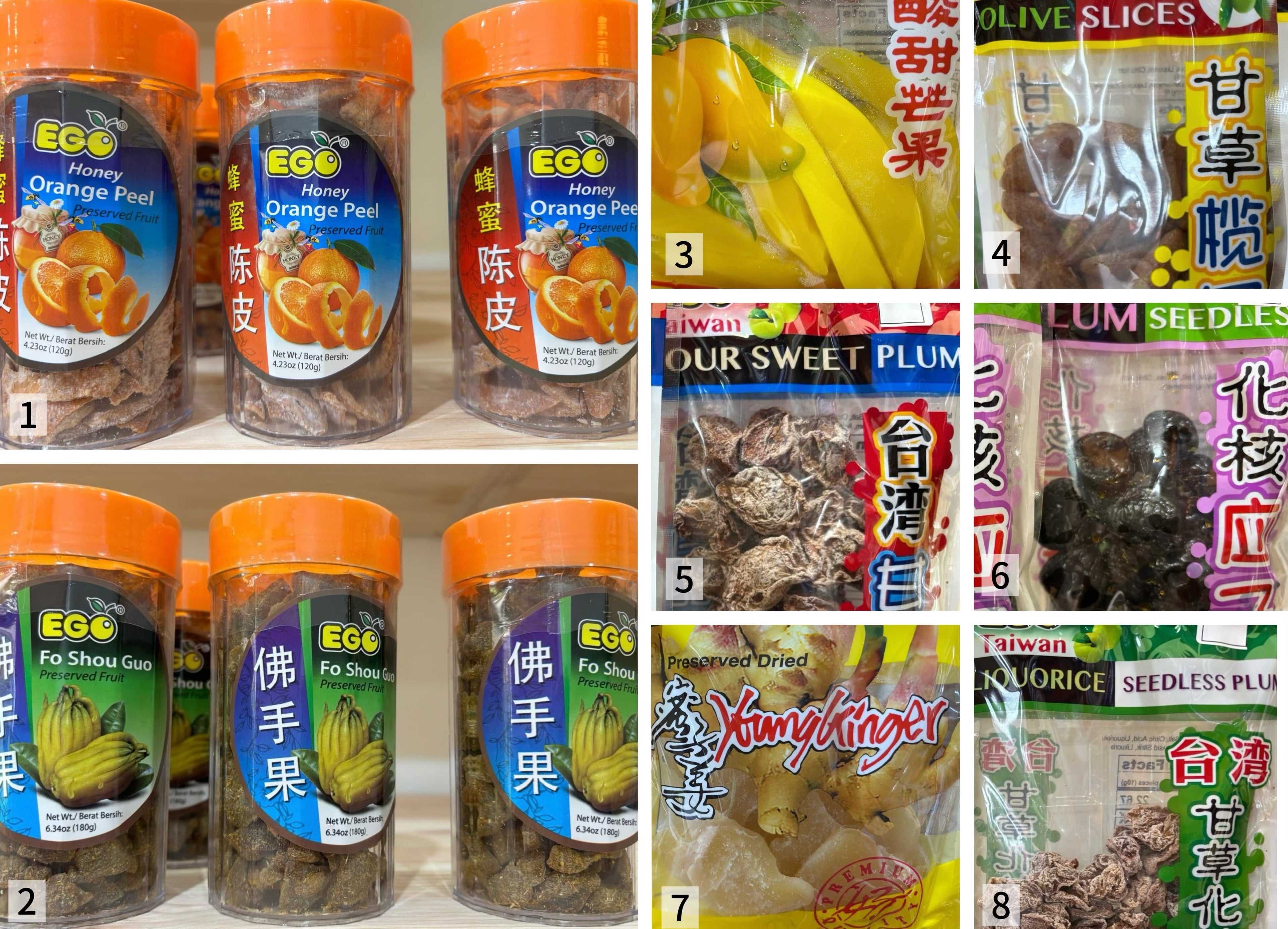 Preserved/Dried Fruits