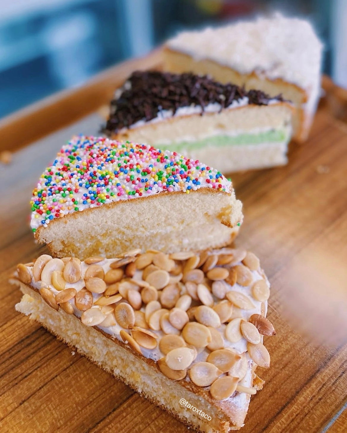 Assorted Buttercream Sponge Cakes